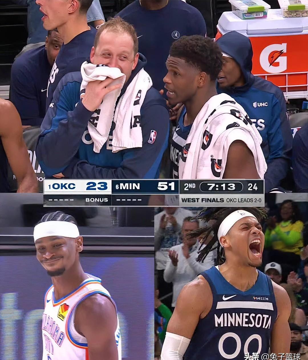 森林狼惨败雷霆,遭遇四连败 森林狼惨败雷霆,遭遇四连败